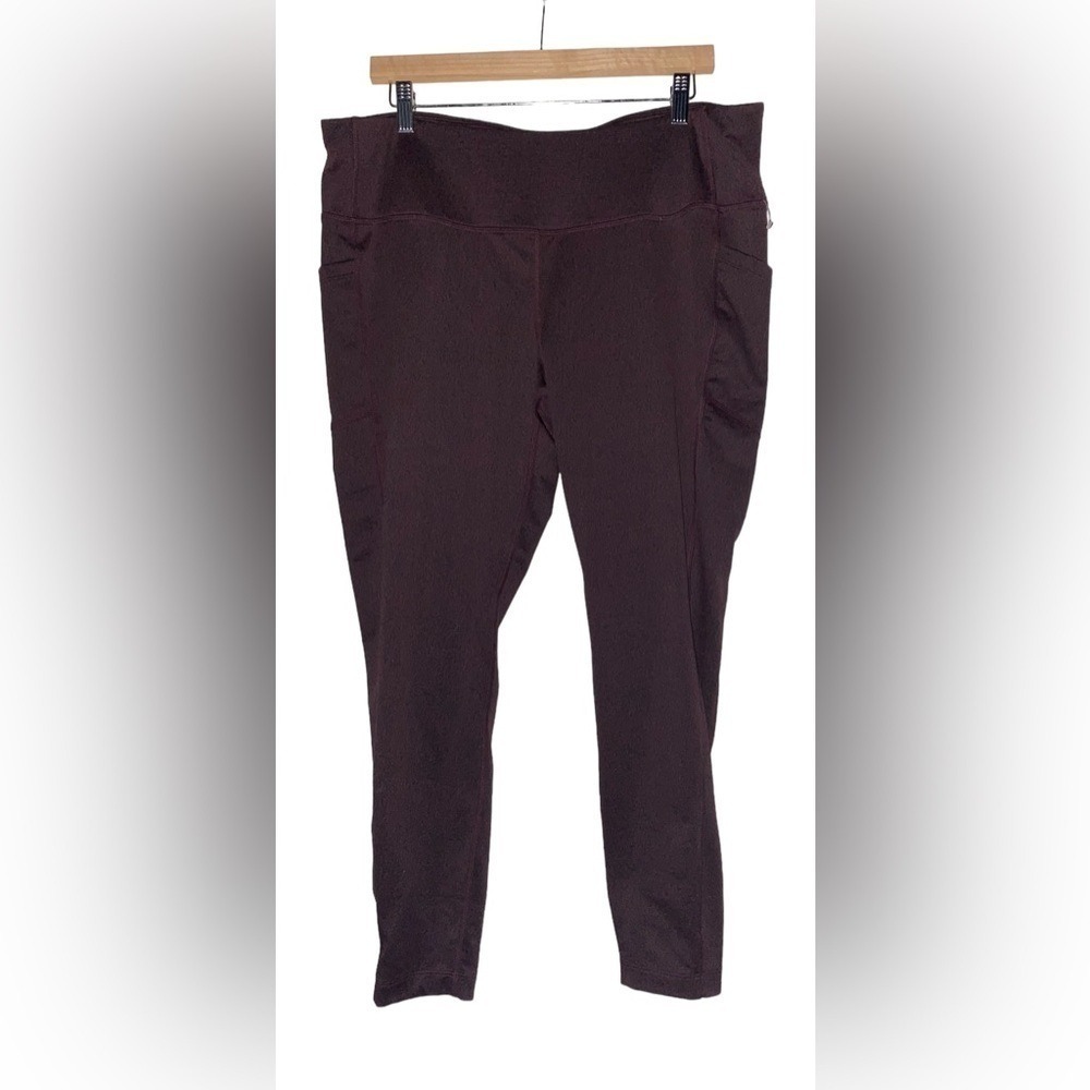 Mondetta Performance Luxury Brushed Jacquard High Waist Leggings Women XXL